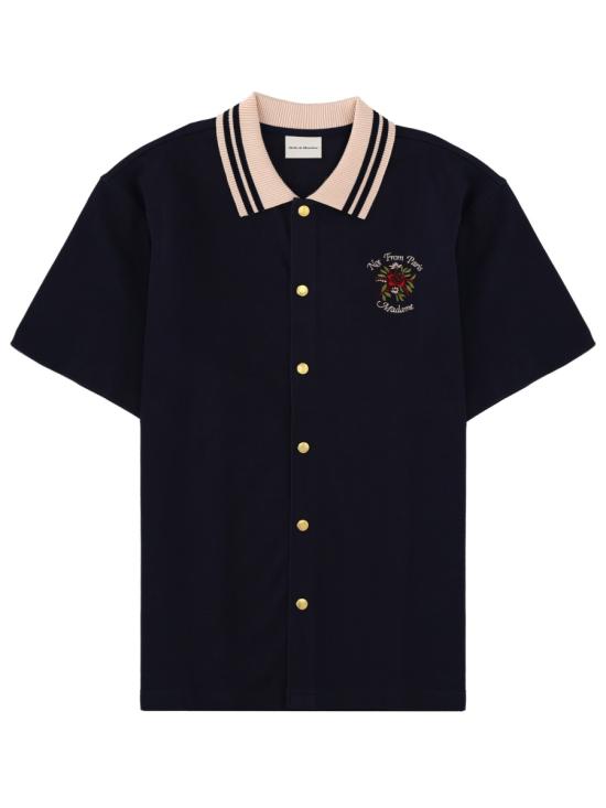 26SS 드롤드무슈 긴팔 셔츠 SH247 CO264NAVY BLUE