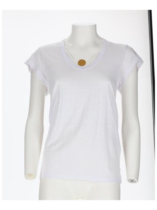  이자벨마랑에뚜왈 반팔 티셔츠 TS0014FB B1N17E20WH WHITE - ISABEL MARANT ETOILE