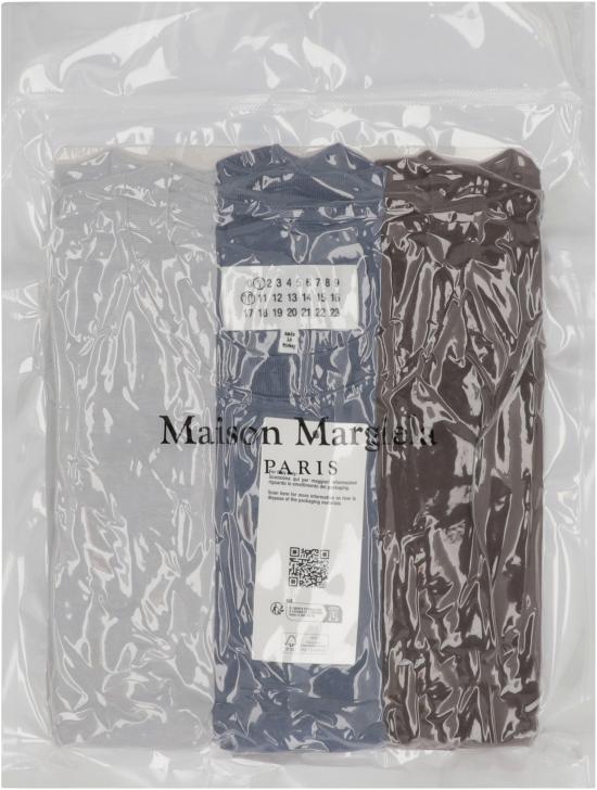 26SS 마르지엘라 코튼 크루넥 숏슬리브 티셔츠 멀티컬러 3팩 S50GC0710S23973970 Multicolor - MAISON MARGIELA