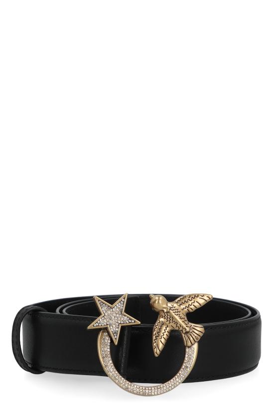 25FW 핑코 레귤러 벨트 100125A111Z99Q black