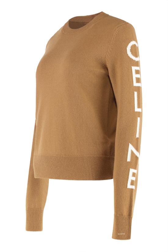 25FW 셀린느 울 캐시미어 크루넥 스웨터 RX0HS2I93GHO4 Camel - CELINE
