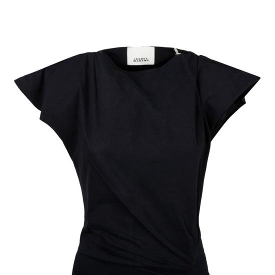  이자벨마랑 미디 원피스 RO0307FAA1N41I01BK BLACK - ISABEL MARANT