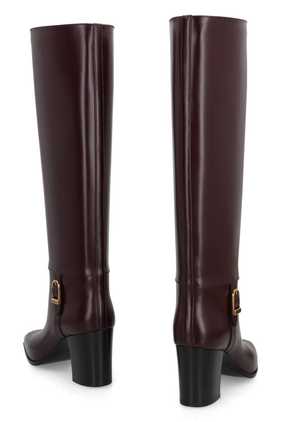 25FW 생로랑 부츠 818207AAEHR6033 DEEP WINE - SAINT LAURENT