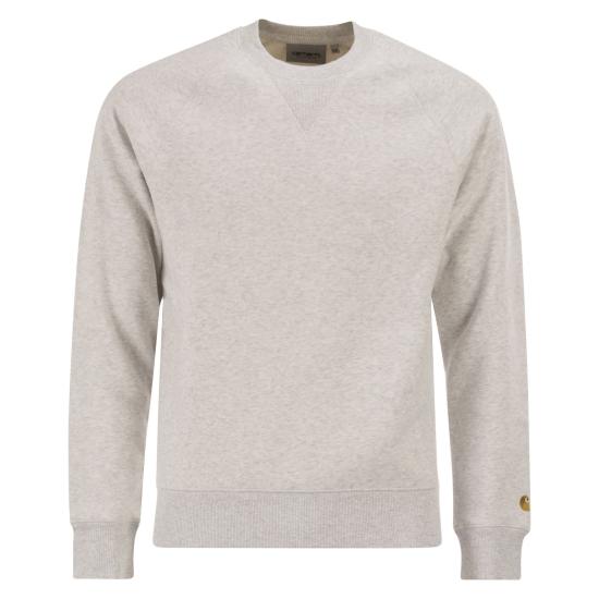  칼하트 체이스 스웨트셔츠 I033660 LIGHT GREY