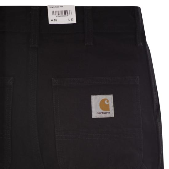  칼하트 스미스 데님 싱글 니 팬츠 I032024 BLACK - CARHARTT