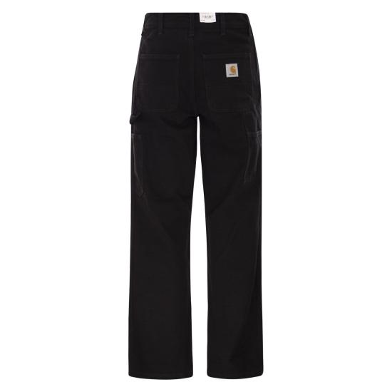  칼하트 스미스 데님 싱글 니 팬츠 I032024 BLACK - CARHARTT