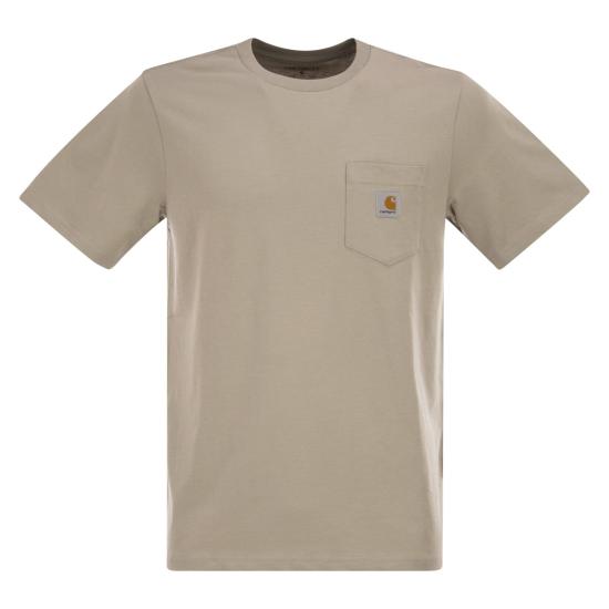  칼하트 숏슬리브 포켓 티셔츠 I030434 TURTLEDOVE
