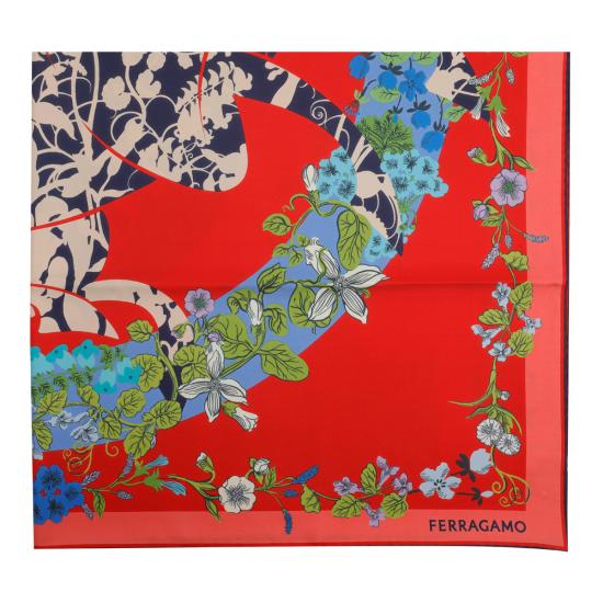 26SS 살바토레 페라가모 머플러/스카프 789888 310226RED BLUE Red - SALVATORE FERRAGAMO