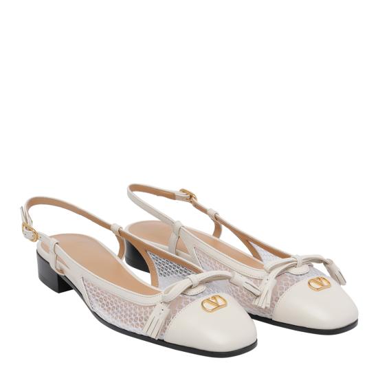 26SS 발렌티노 가라바니 플랫 슈즈 S0MH0PDY C2U White - VALENTINO GARAVANI