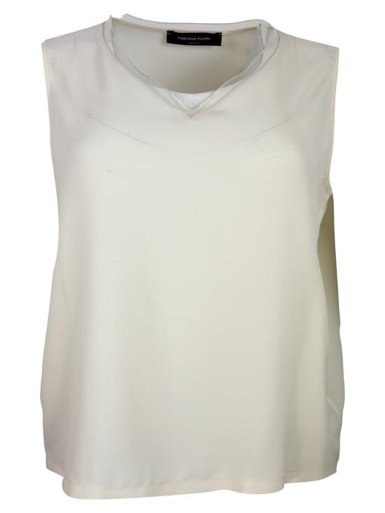 26SS 파비아나 필리피 반팔 티셔츠 TPD266F295L775 0145 Cream