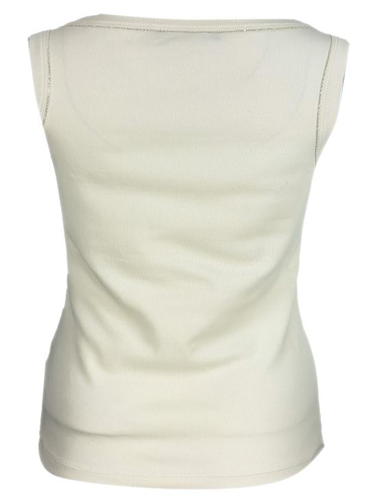 26SS 파비아나 필리피 반팔 티셔츠 JED266FF602L896 0145 Cream - FABIANA FILIPPI