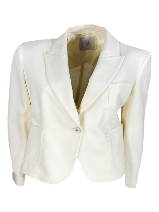 26SS 일레븐티 수트 자켓 M80GIA03TES0M139 00 Ivory