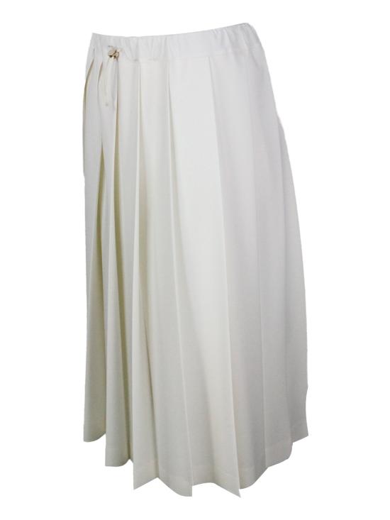 26SS 파비아나 필리피 미디 스커트 GND266F398D754 0145 Cream - FABIANA FILIPPI