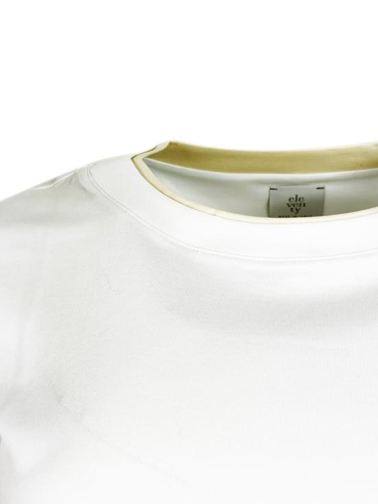 26SS 일레븐티 반팔 티셔츠 M80TSHM09TES0M268 01 Bianco beige - ELEVENTY