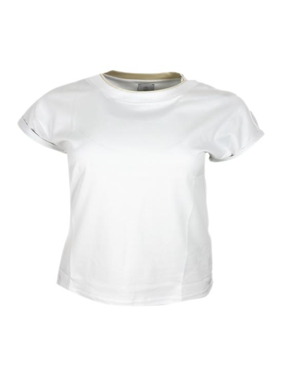 26SS 일레븐티 반팔 티셔츠 M80TSHM09TES0M268 01 Bianco beige