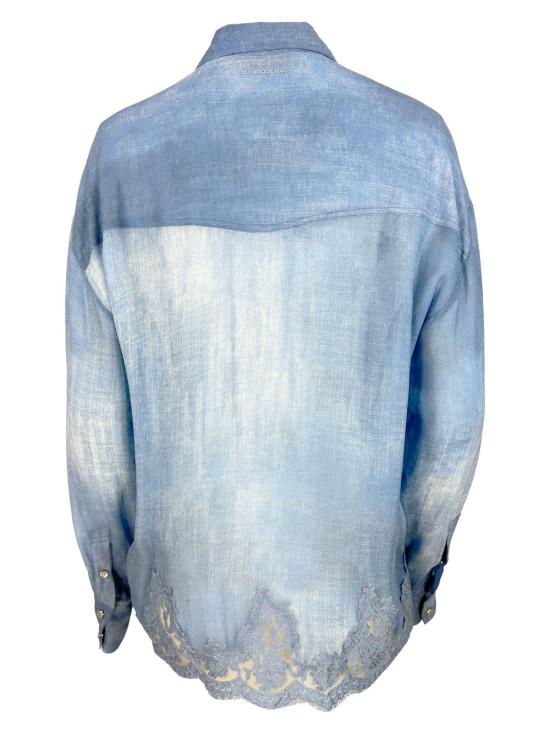 26SS 에르마노 피렌제 셔츠 D48EK021EB5 MF156 Light Blue - ERMANNO FIRENZE