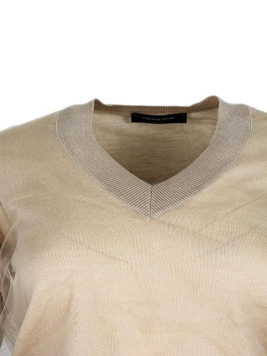 26SS 파비아나 필리피 스웨터 MAD266F008L922 0157 Brown - FABIANA FILIPPI