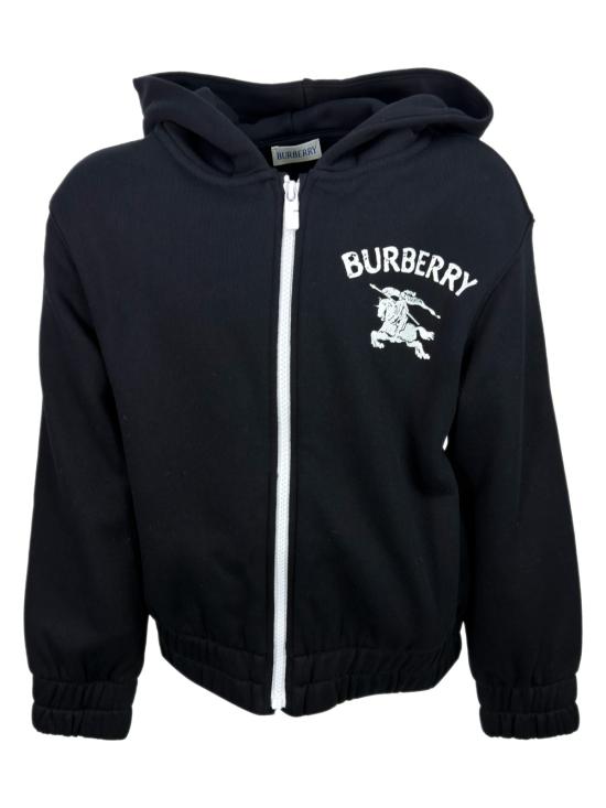 26SS [키즈] 버버리 트레이닝 상의 8117347 1004 Black