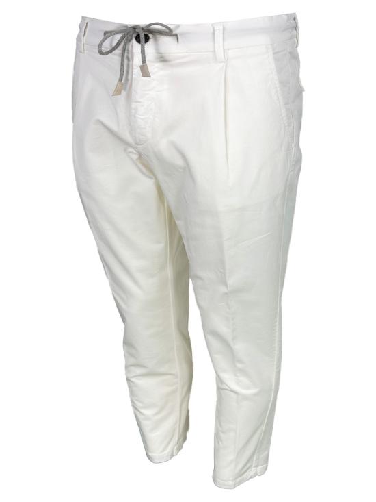 26SS 일레븐티 스트레이트 팬츠 M75PANG03TET0G002 01 White - ELEVENTY