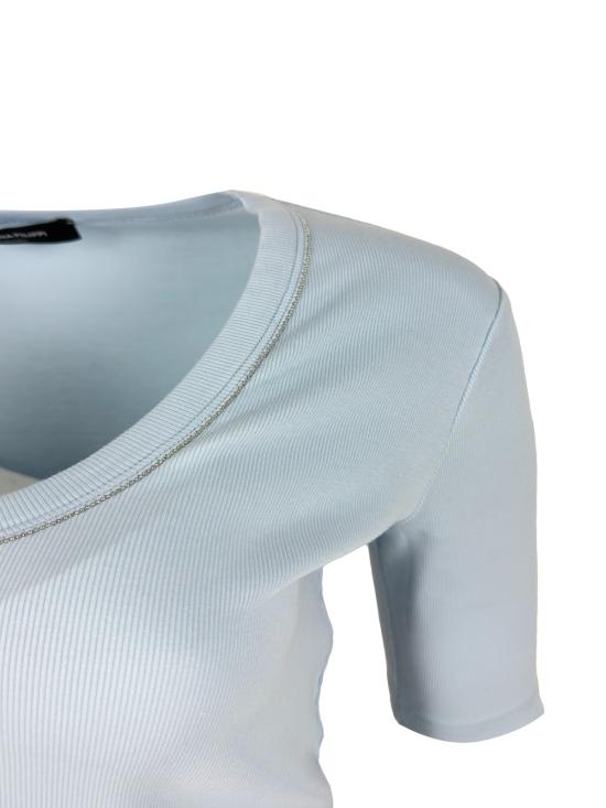 26SS 파비아나 필리피 반팔 티셔츠 JED266F603L896 5154 Light Blue - FABIANA FILIPPI