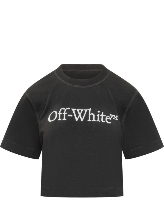 26SS 오프화이트 반팔 티셔츠 2AA090C99JER005 1001 BLACK WHITE