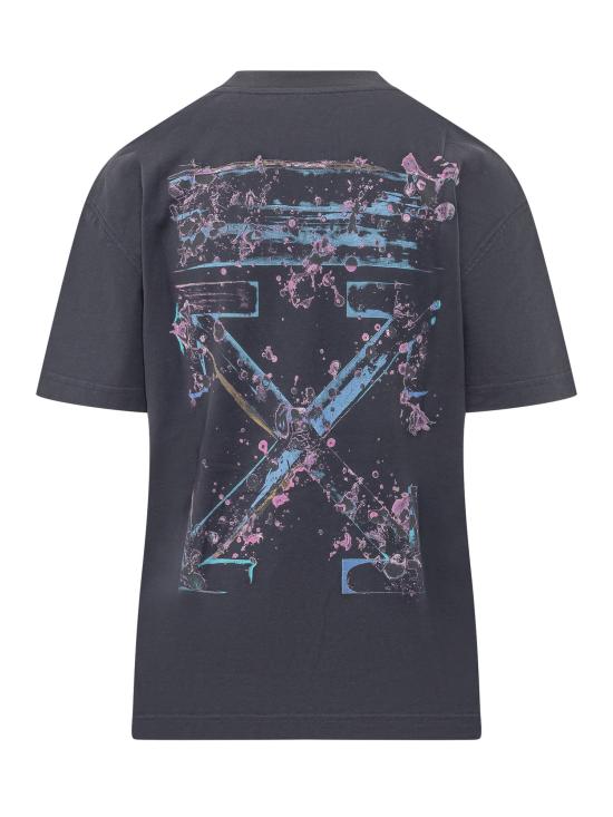 26SS 오프화이트 반팔 티셔츠 2AA089S26JER006 4901 NIGHT SKY WHITE - OFF WHITE