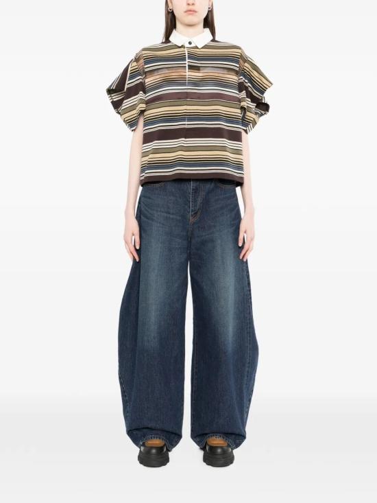 26SS 사카이 스트레이트 팬츠 2608316 401 BLUE - SACAI