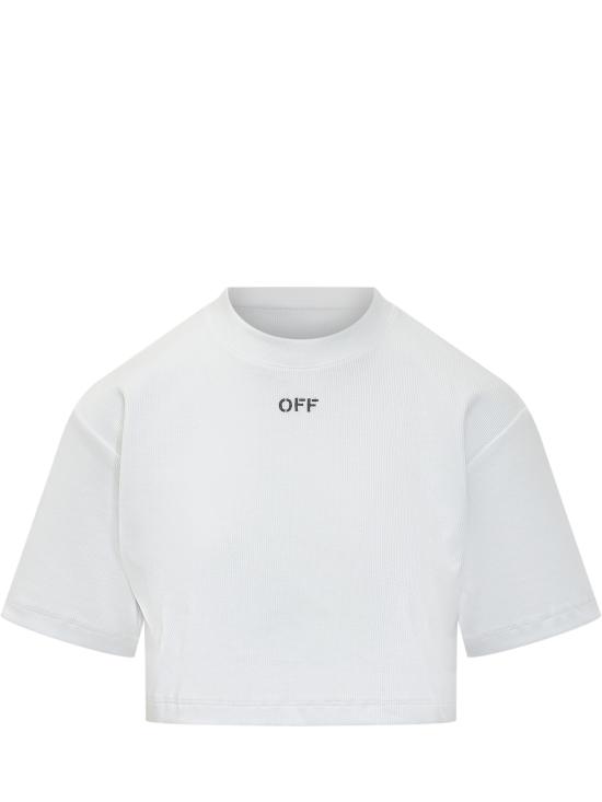 26SS 오프화이트 반팔 티셔츠 2AA081C99JER004 0110 WHITE BLACK