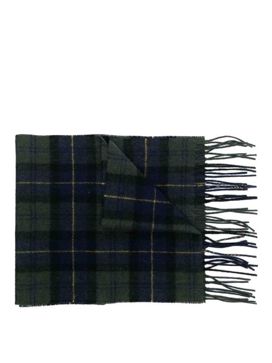 26FW 바버 머플러/스카프 USC0001TN28 DARK GREEN