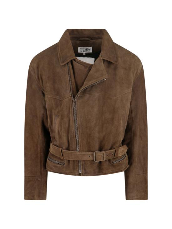 25FW MM6 메종마르지엘라 무스탕 SH2AM0037 M07012124 Brown