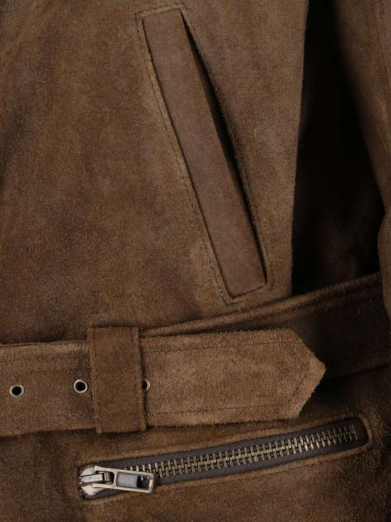 25FW MM6 메종마르지엘라 무스탕 SH2AM0037 M07012124 Brown - MM6 MAISON MARGIELA