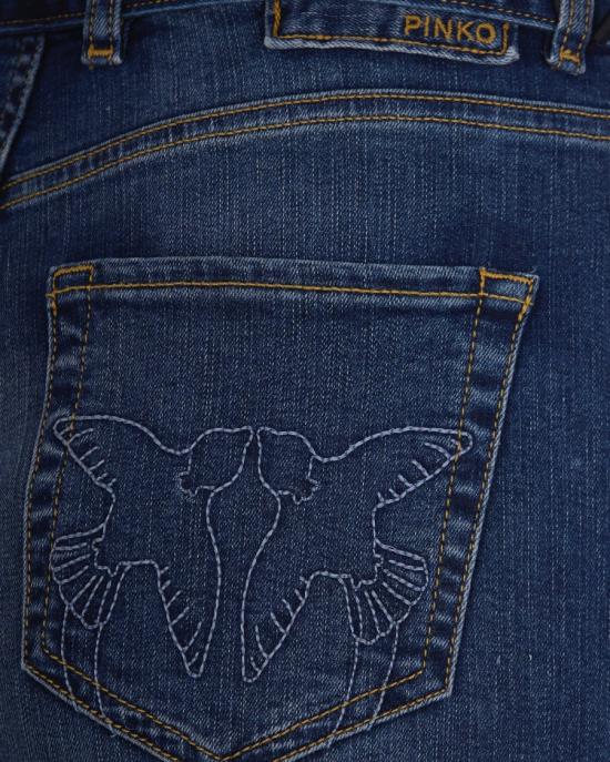 26SS 핑코 데님 팬츠 6937407 Blue - PINKO