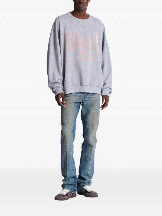 26SS 발망 스웨터 GH1JS191GF54 YIW Grey - BALMAIN