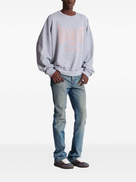 26SS 발망 스웨터 GH1JS191GF54 YIW Grey - BALMAIN