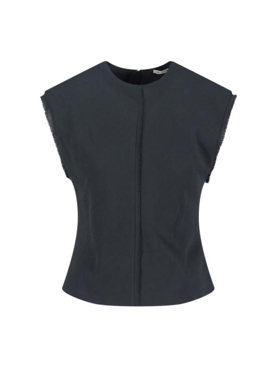 25FW 아미 민소매 티셔츠 FTP804 VI0039020 Black