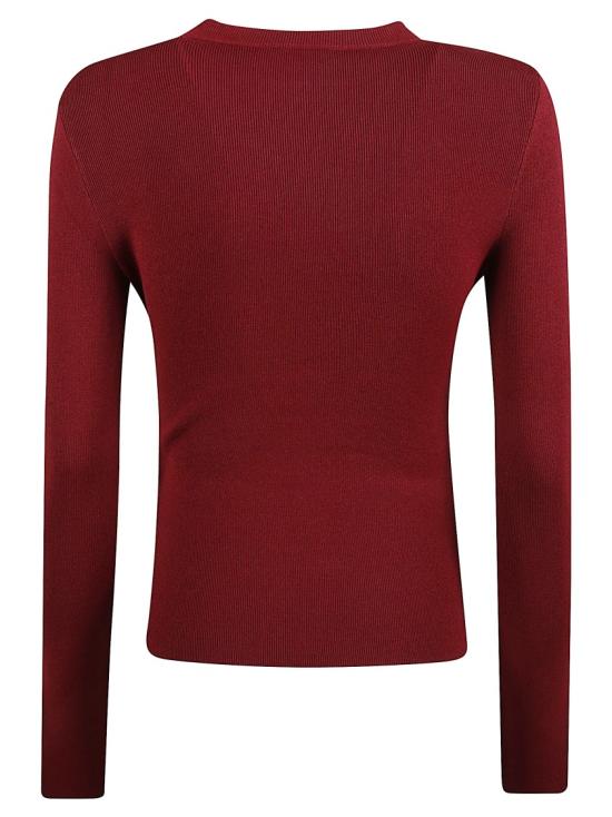 25FW 발렌시아가 스웨터 835494WT52316010 Burgundy - BALENCIAGA