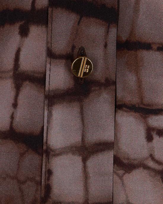 26SS 엘리자베타프랜치 블라우스 3506770 Brown - ELISABETTA FRANCHI