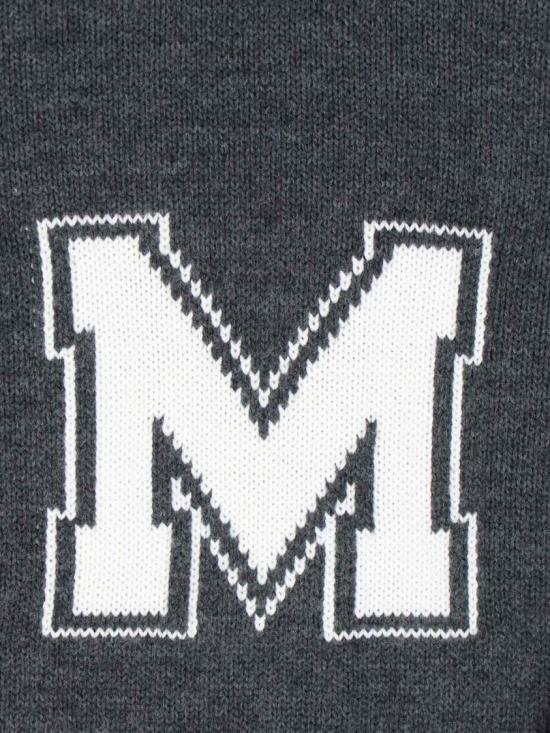 26SS MM6 메종마르지엘라 투인원 바시티 니트 스웨터 SH0HL0039 M13206855M Grey - MM6 MAISON MARGIELA