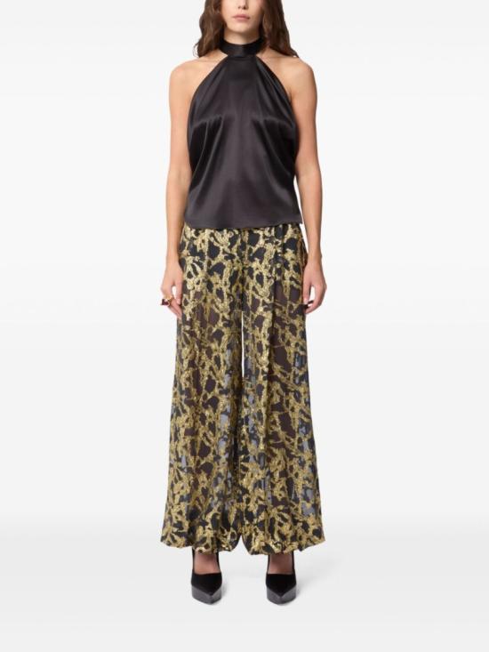 26SS 니나리찌 블라우스 26PCTO002 SE1415 U9000 Black - NINA RICCI