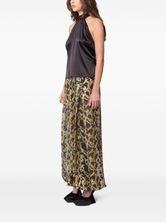 26SS 니나리찌 블라우스 26PCTO002 SE1415 U9000 Black - NINA RICCI