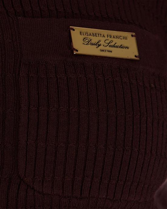 26SS 엘리자베타프랜치 가디건 3660448 Brown - ELISABETTA FRANCHI