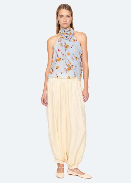  씨뉴욕 민소매 티셔츠 씨 니 프레야 탑 블루 - SEA NY