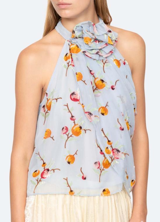  씨뉴욕 민소매 티셔츠 씨 니 프레야 탑 블루 - SEA NY