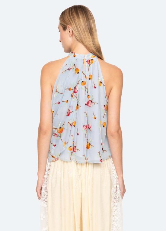  씨뉴욕 민소매 티셔츠 씨 니 프레야 탑 블루 - SEA NY