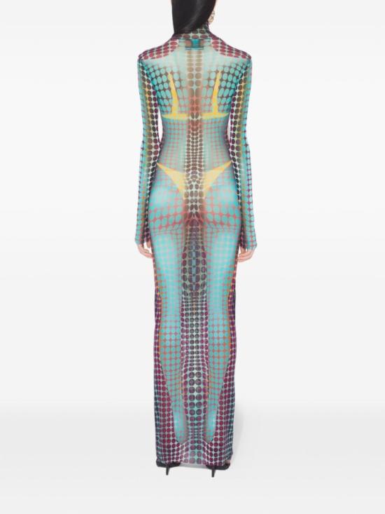 26SS 장 폴 고티에 롱 원피스 DR131 M018P 502710 Multicolor - JEAN PAUL GAULTIER