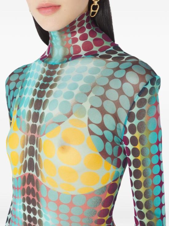 26SS 장 폴 고티에 롱 원피스 DR131 M018P 502710 Multicolor - JEAN PAUL GAULTIER