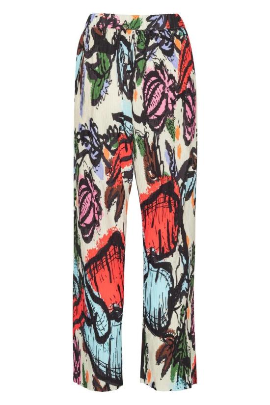  헨릭 빕스코브 스트레이트 팬츠 Henrik Vibskov 폴드 플리세  당근 - HENRIK VIBSKOV