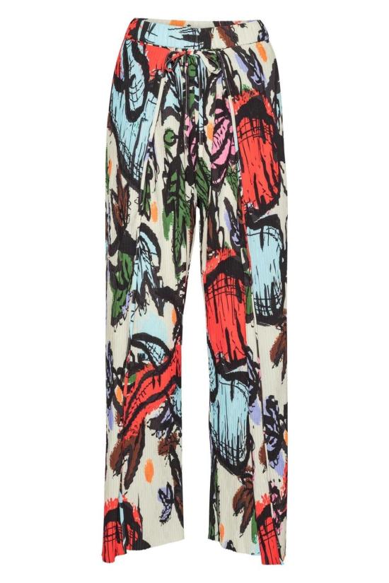  헨릭 빕스코브 스트레이트 팬츠 Henrik Vibskov 폴드 플리세  당근 - HENRIK VIBSKOV