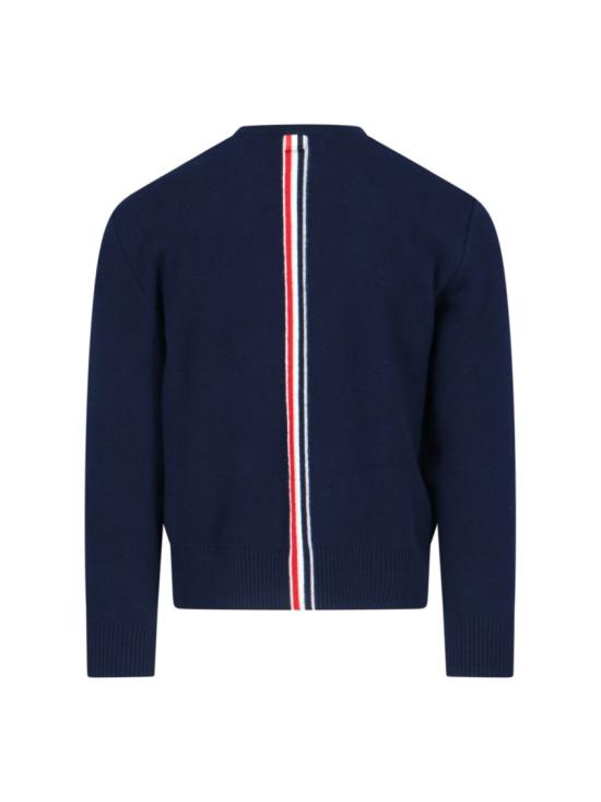  톰브라운 스웨터 MKA518A Y1029415 Blue - THOM BROWNE