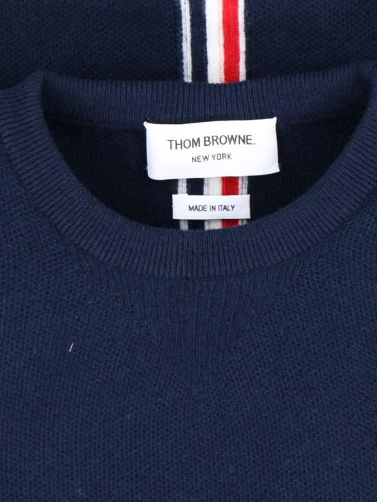  톰브라운 스웨터 MKA518A Y1029415 Blue - THOM BROWNE